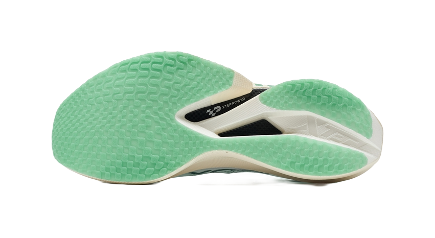 XTEP 160X 7.0 Running Shoes Men's Low top Classic White/Winter Green 