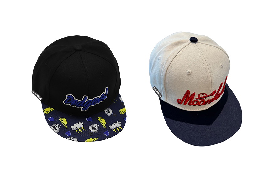 SLEEPAYWALK White Cloud Little Lightning Embroidery American Flat Edge Hip Hop Hat Cute Cartoon Student Sunshade Fashion Versatile Face Showing Cotton Baseball Hat Male Female Same Style Couple's Style  VJSNEAKER