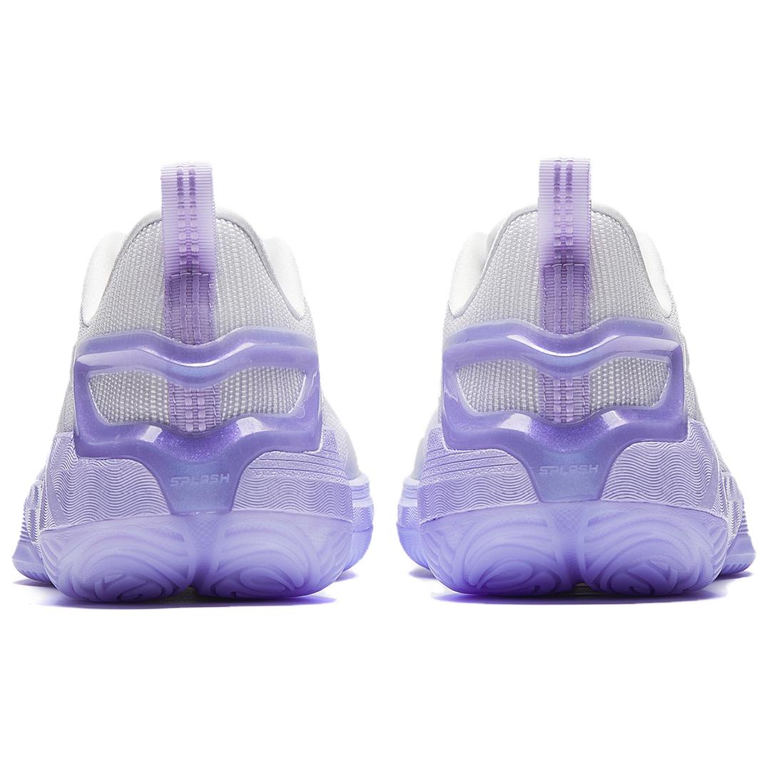 Anta Splash 8 "Lavender" 912621615-5 - Basketball Shoes Men White/Purple