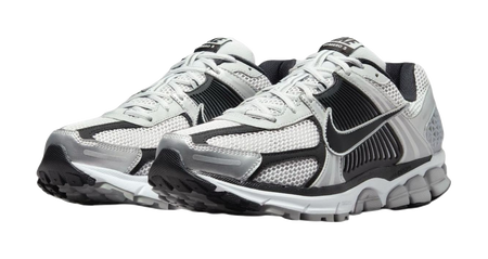 Nike Zoom Vomero 5 Metallic Silver Black  vjsneaker.com