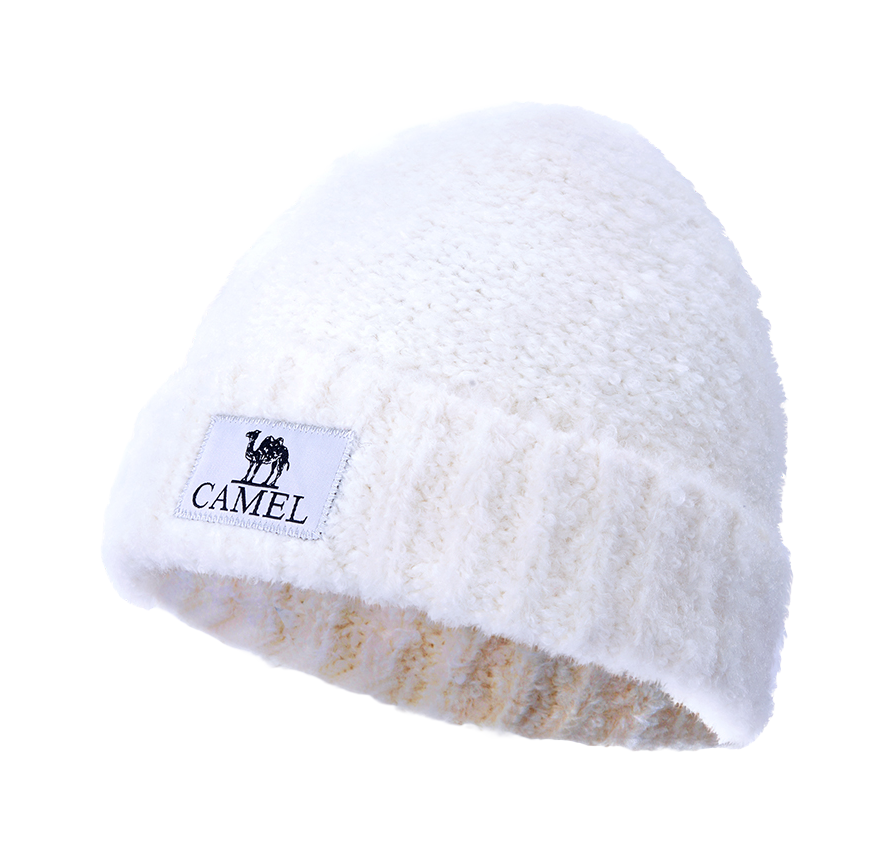 CAMEL Polyester Beanies Womens  VJSNEAKER