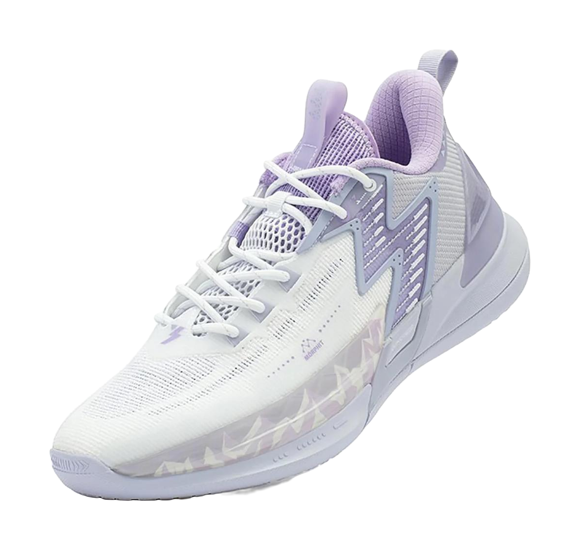 361° Big3 4.0 SWITCH Snow Mountains Comfortable Slip Resistant Abrasion Resistant Low top Basketball Shoes Mens Purple  vjsneaker.com