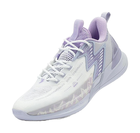 361° Big3 4.0 SWITCH Snow Mountains Comfortable Slip Resistant Abrasion Resistant Low top Basketball Shoes Mens Purple  vjsneaker.com