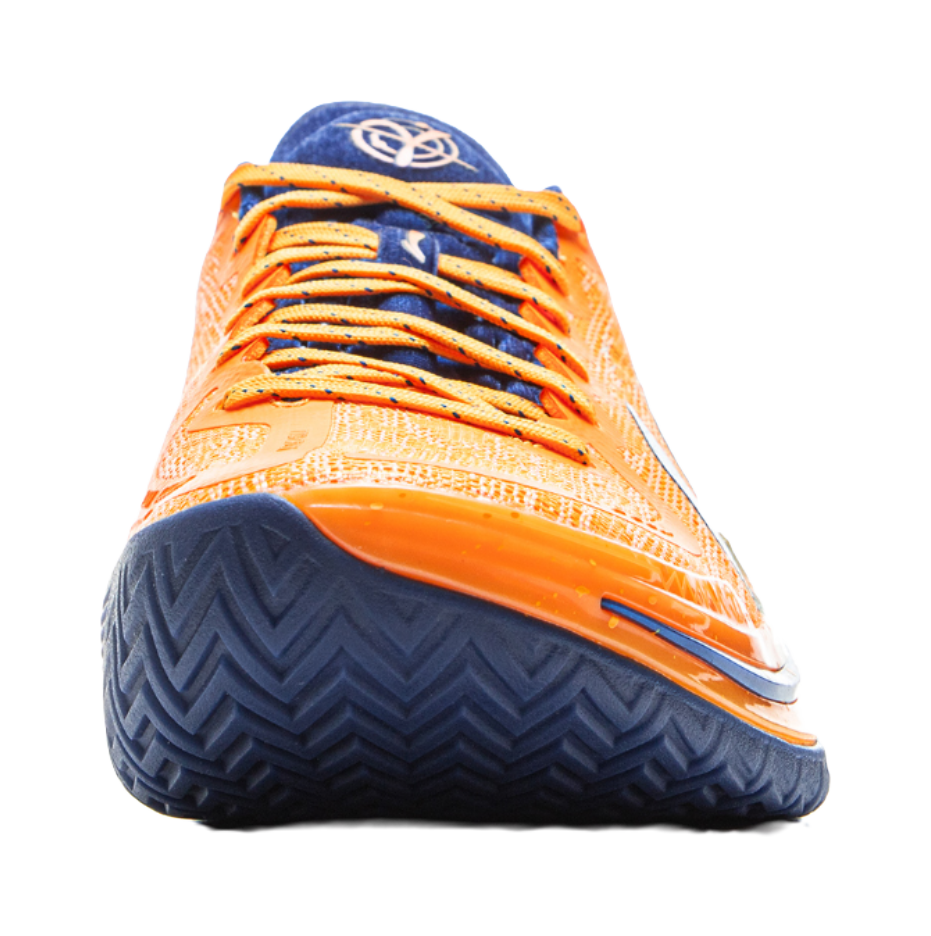 LiNing Gamma Cushioning, Slip Resistant, And Abrasion Resistant Low Top Basketball Shoes Mens Orange  VJSNEAKER