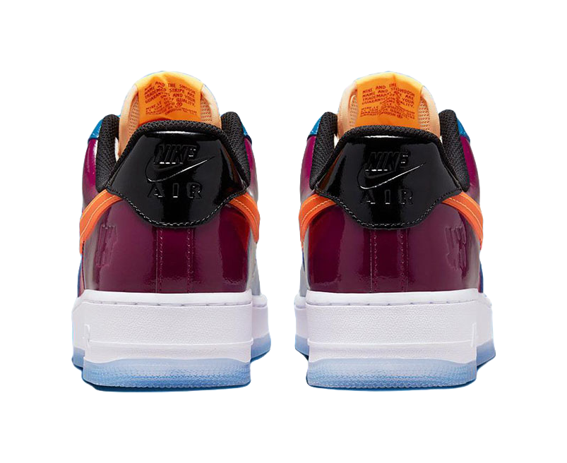 Nike X Undefeated Air Force 1 Low Total Orange  vjsneaker.com