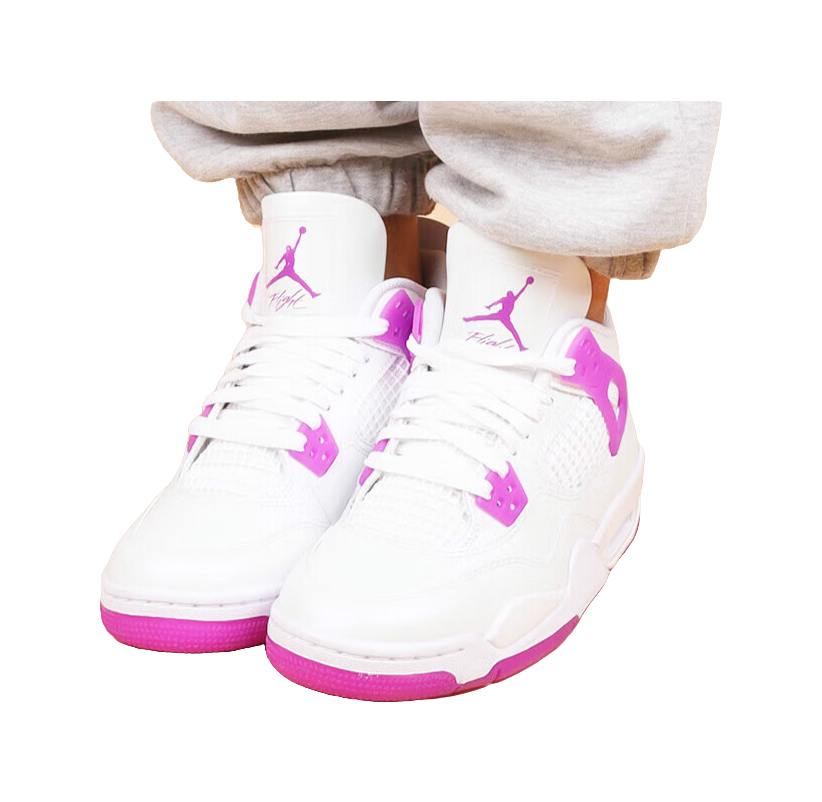 Jordan 4 Retro Hyper Violet GS  VJSNEAKER