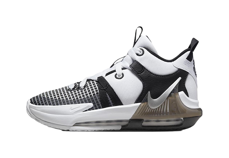 Nike LeBron Witness 7 White Black GS  VJSNEAKER