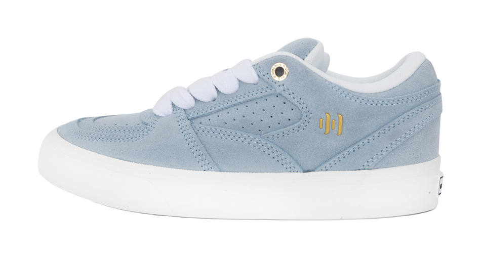 Ollieskate Bright Comfortable Abrasion Resistant Breathable Low top Skateboard Shoes Unisex Ice Blue