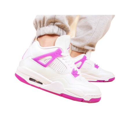 Jordan 4 Retro Hyper Violet GS  VJSNEAKER