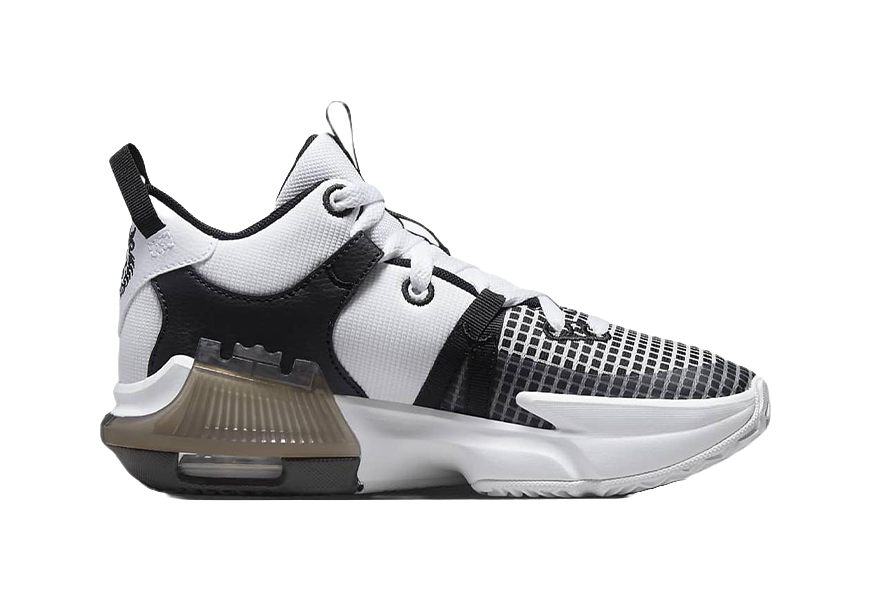 Nike LeBron Witness 7 White Black GS  vjsneaker.com