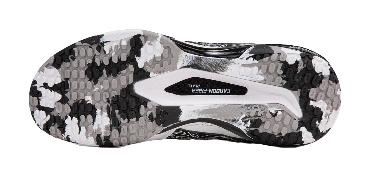 Li-Ning Invincible ACE "White Black" AYZW007-3 - Badminton Shoe Unisex White