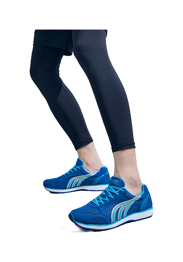 DO WIN Durable Breathable Low Top Running Shoes Unisex Blue 