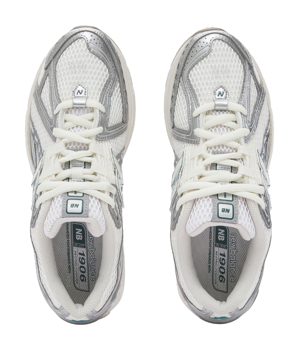 New Balance 1906R Silver Metallic Cream  vjsneaker.com