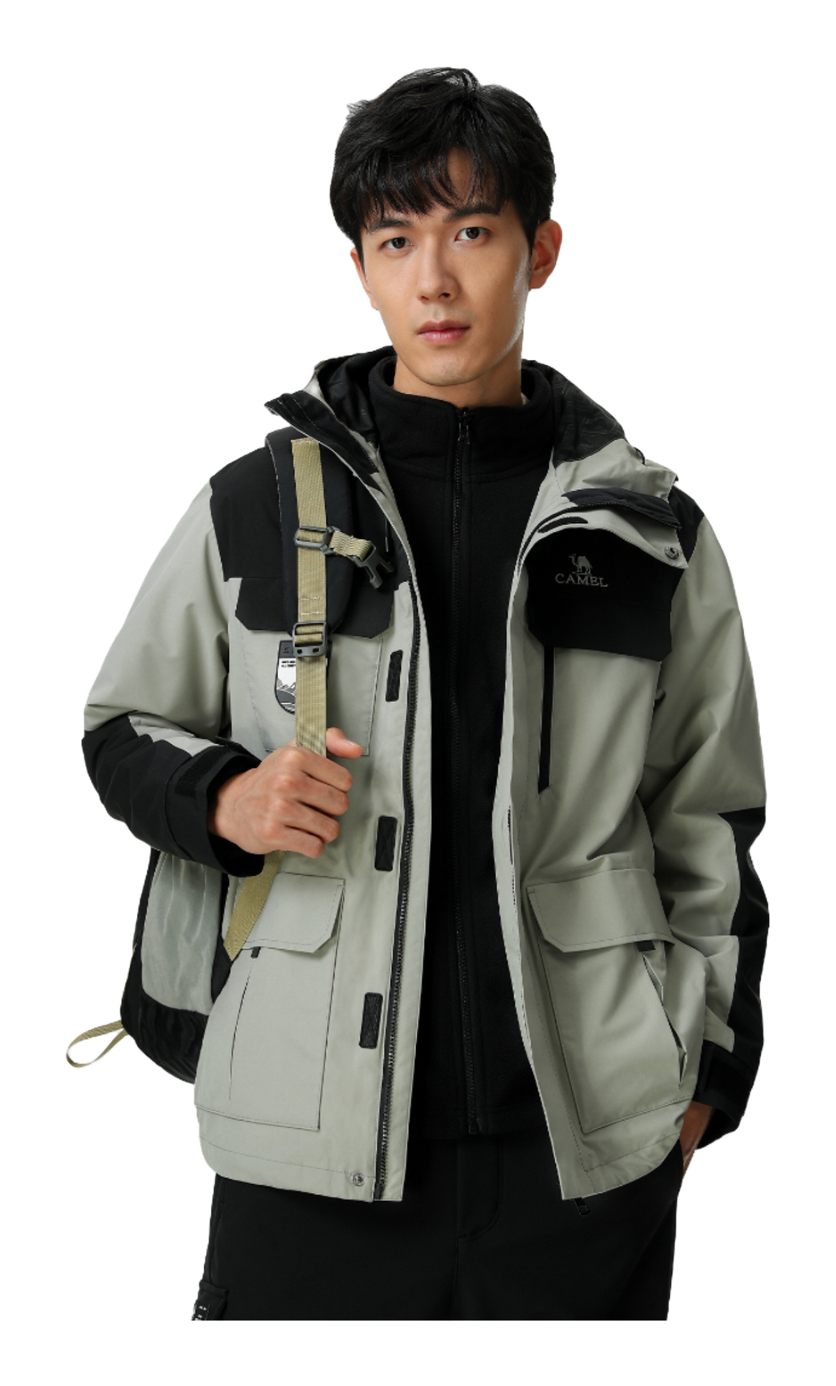 CAMEL All weather Windbreaker Jacket Unisex  vjsneaker.com