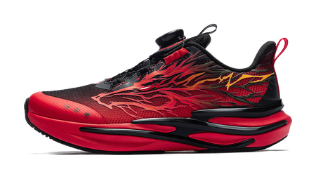 ANTA Children's Red Flame Comfortable Technology Trendy Low cut Running Shoes for Men and Women  VJSNEAKER