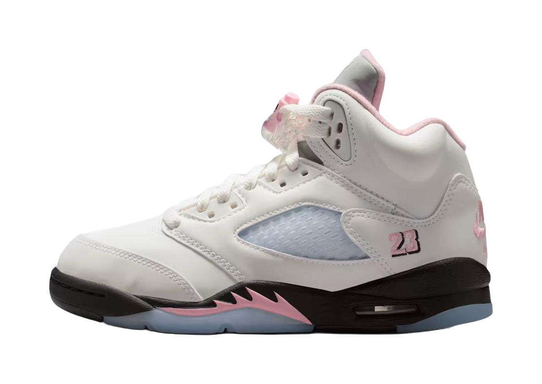 Jordan Air Jordan 5 Low top Childrens Basketball Shoes Pink Unisex  VJSNEAKER