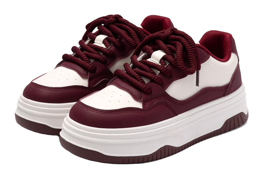 HUANQIU Coverage Lightweight Breathable Height Increasing Low top Skateboard Shoes Women's 