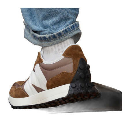 327 New Balance Dark Earth Mushroom  vjsneaker.com