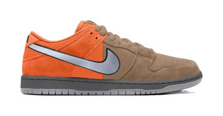 Nike Dunk SB Abrasion Resistant Low top Skateboard Shoes Unisex Orange Brown  vjsneaker.com