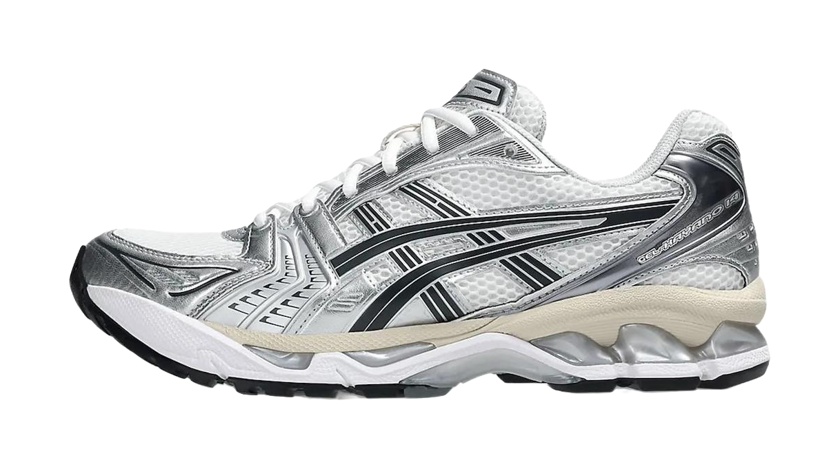 ASICS Gel Kayano 14 Low top GEL Cushioning Gel Casual Running Shoes Unisex Silver White  VJSNEAKER