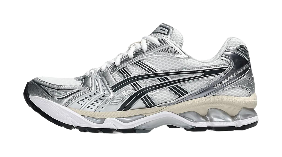 ASICS Gel Kayano 14 Low top GEL Cushioning Gel Casual Running Shoes Unisex Silver White  VJSNEAKER