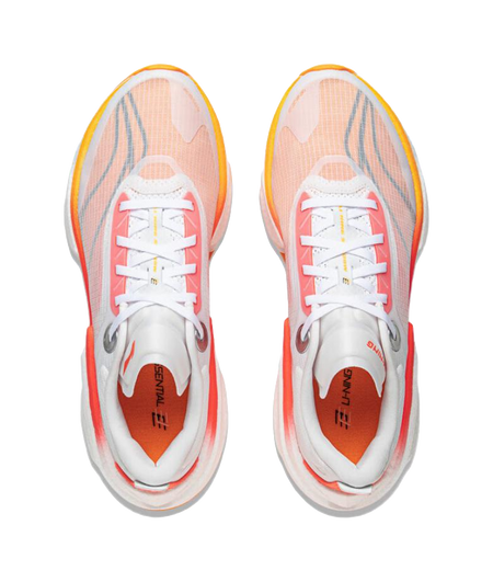 Li Ning Shadow 3 Essential TPU Low top Casual Racing Running Shoes Mens White Red  VJsneaker