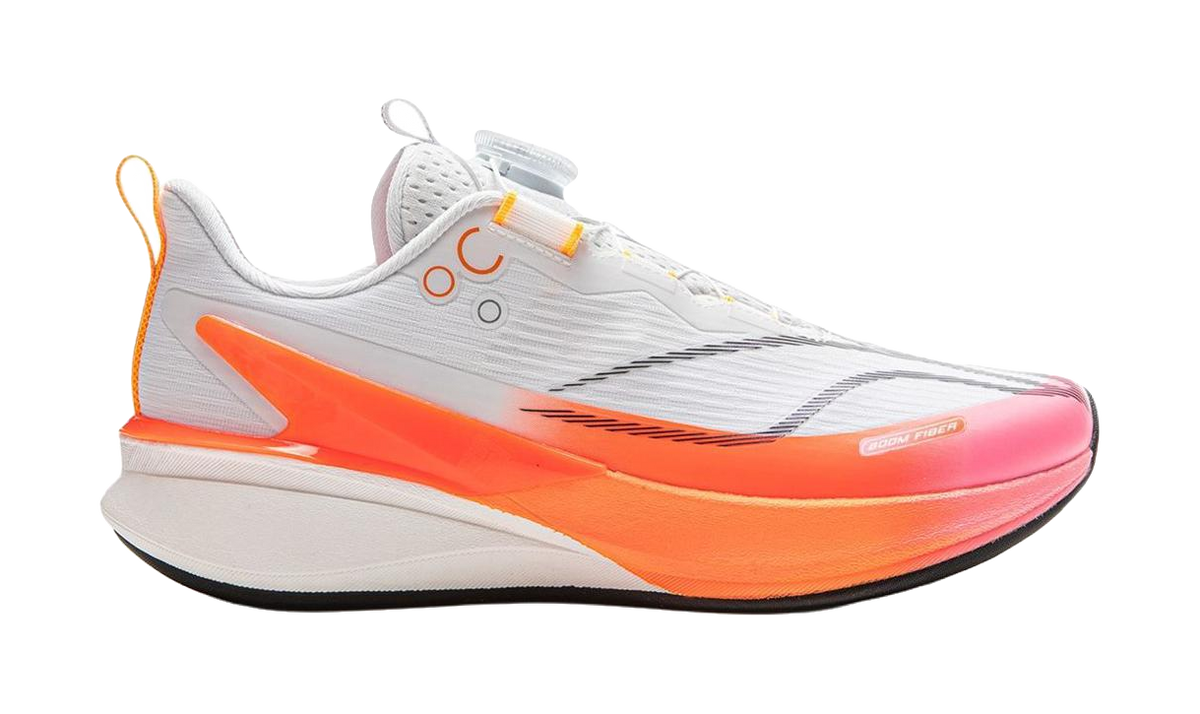 Li Ning Children's Red Rabbit 8 PRO Comfortable, Soft, Wear resistant, Rebound, Breathable Support Low cut Running Shoes White Pink Children's Edition  VJSNEAKER