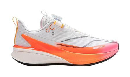 Li Ning Children's Red Rabbit 8 PRO Comfortable, Soft, Wear resistant, Rebound, Breathable Support Low cut Running Shoes White Pink Children's Edition  VJSNEAKER