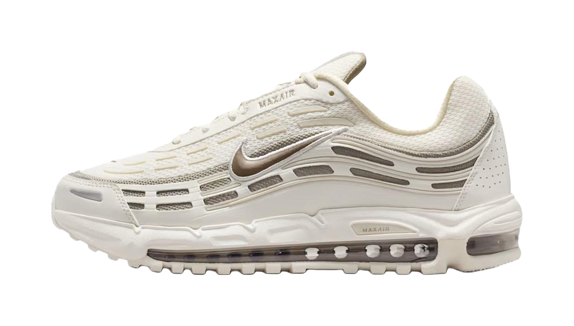 Nike AIR MAX TL 2.5 Breathable Support Casual Shoes Mens Beige White Brown  vjsneaker.com