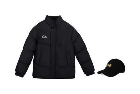 LiNing Puffer Jacket Mens Black  VJSNEAKER