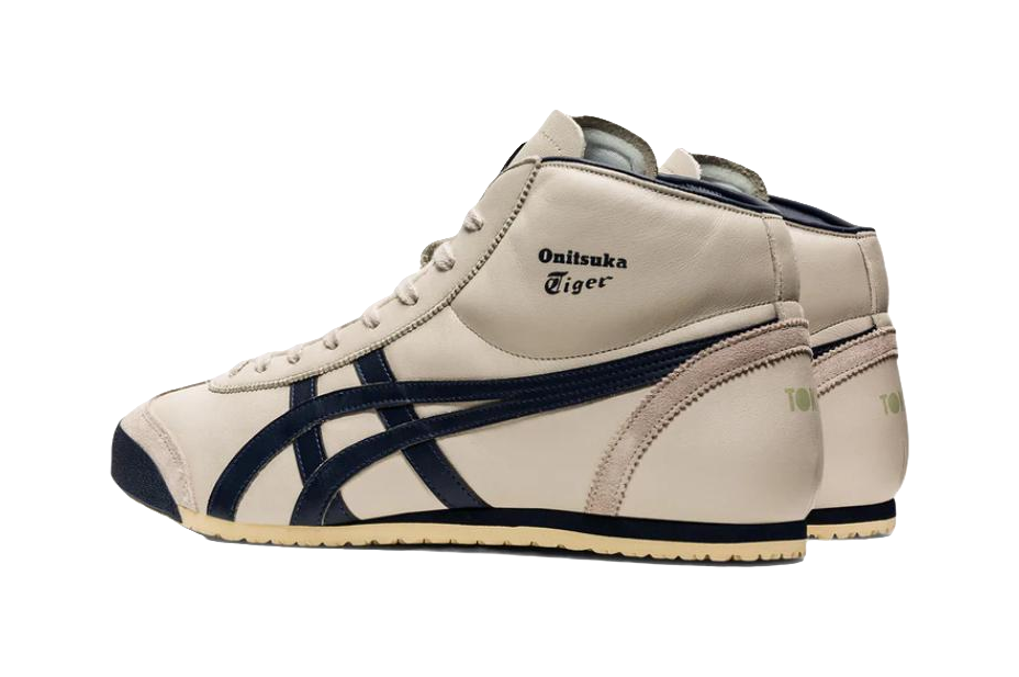 Onitsuka Tiger Mexico Mid Runner Birch Indian Ink  vjsneaker.com