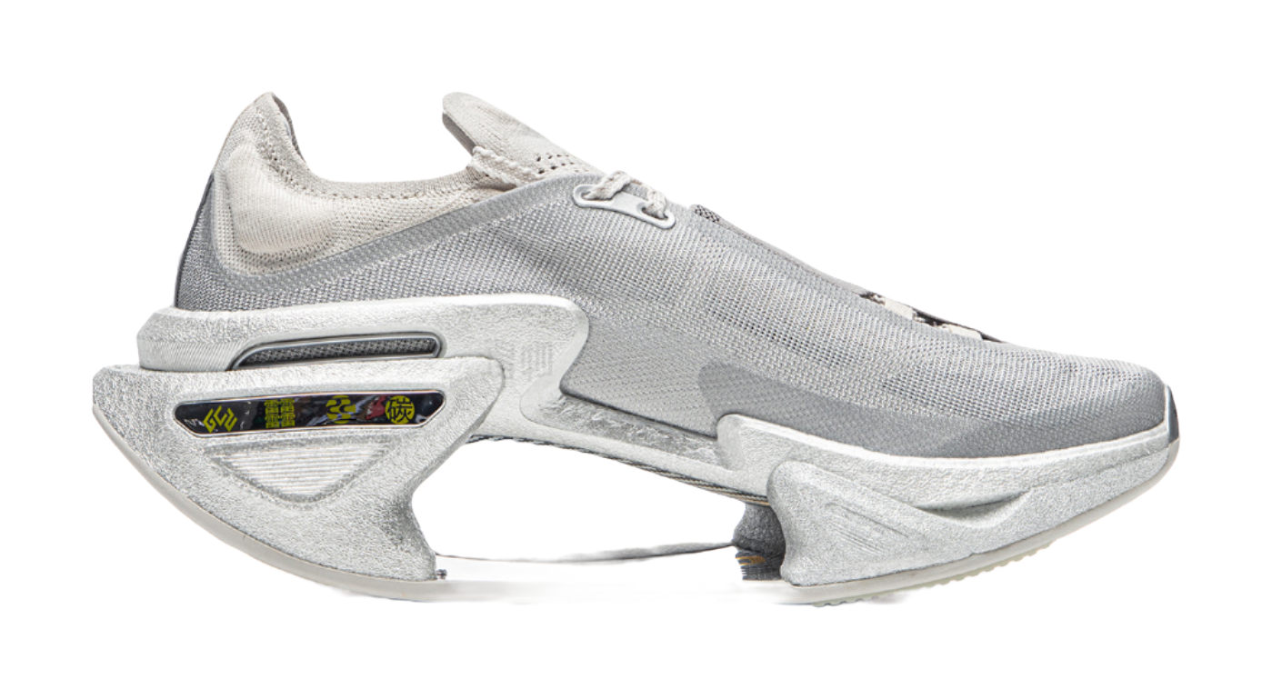 Li Ning Shadow 3.0 Textile Low top Casual Sprint Physical Fitness Test Physical Exam Running Shoes Unisex Silver  VJsneaker