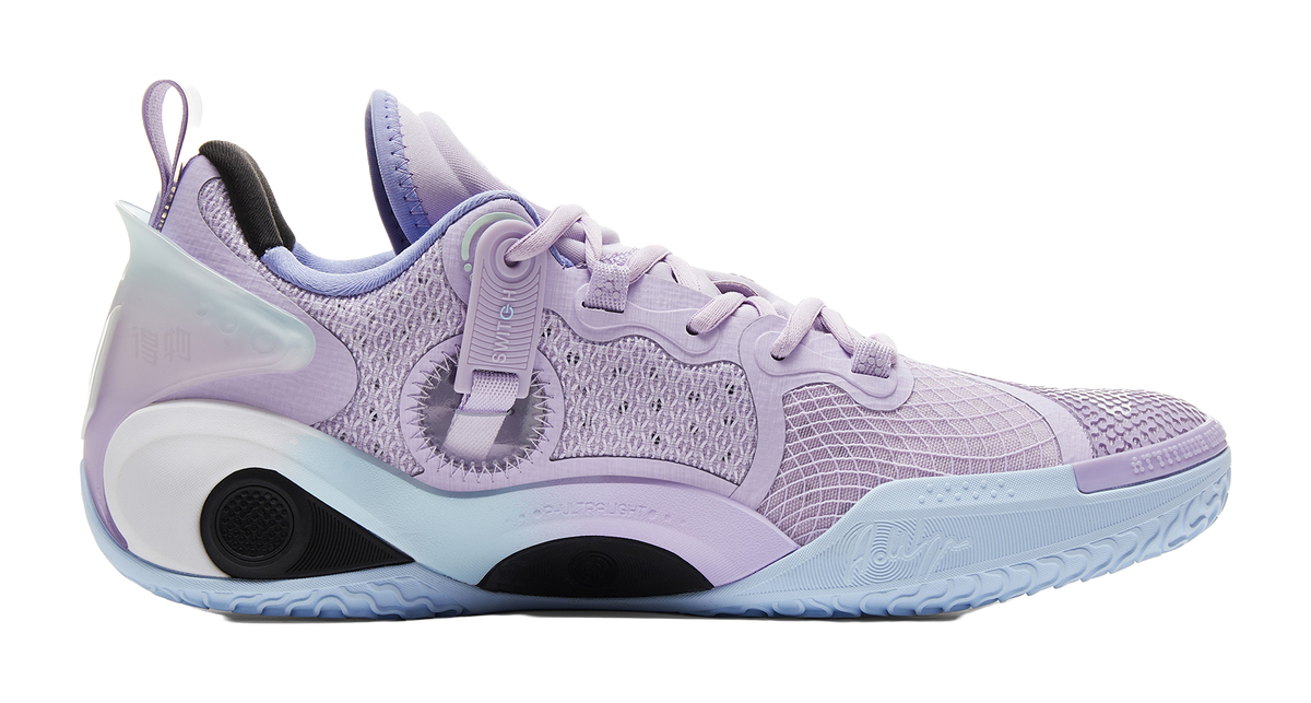 Peak Andrew Wiggins AW3 "Aurora" ET44911A - Basketball Shoe Unisex Purple Blue Mismatched