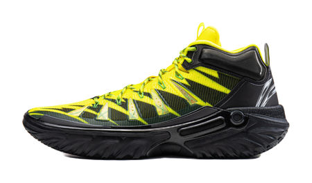 Li Ning Jie Ao 2High Basketball Shoes Mens High top Yellow Black  VJSNEAKER