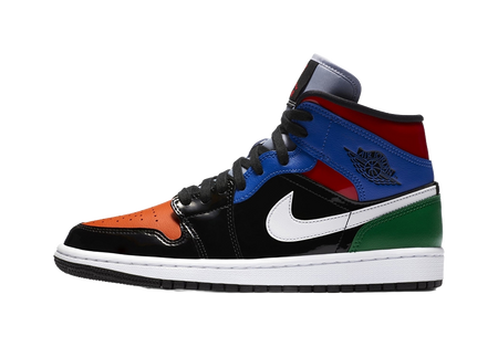 Air Jordan 1 Mid Se Multi Patent Womens  vjsneaker.com
