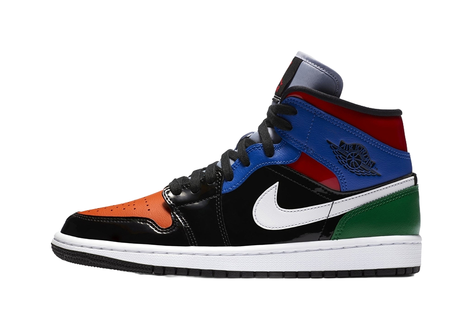 Air Jordan 1 Mid Se Multi Patent Womens  vjsneaker.com