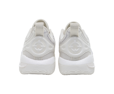 Rigorer Reeves second-generation AR2 Ghost lightweight, comfortable, fashionable, shock-absorbing, wear-resistant, breathable low cut sports basketball shoes for children in white and silver  VJSNEAKER