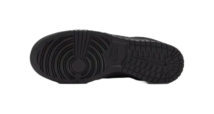 Nike Dunk Abrasion Resistant Low top Skateboard Shoes Unisex Black  vjsneaker.com