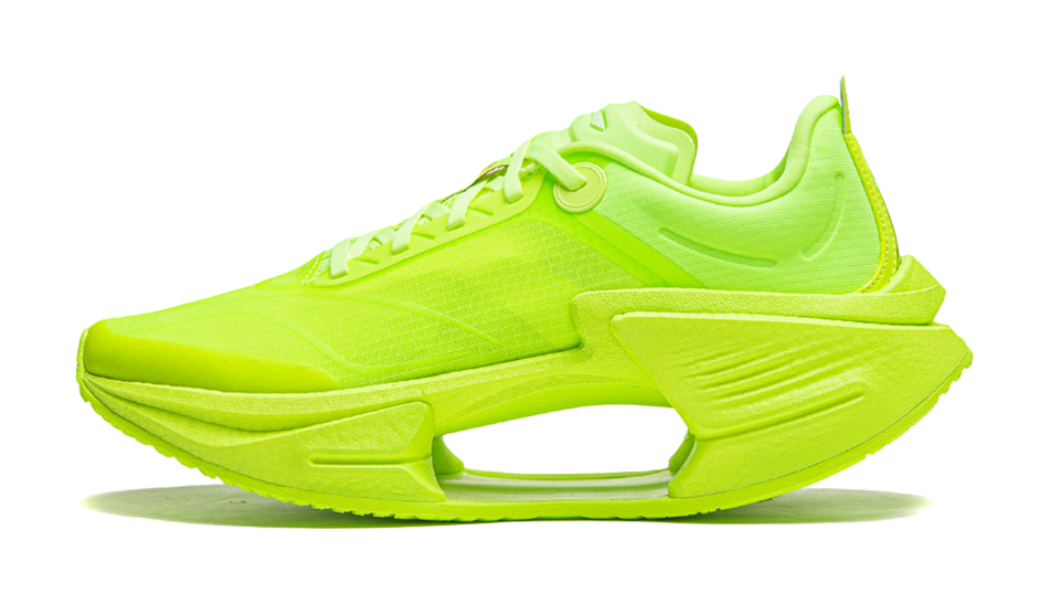 Li Ning Shadow 3 Essential TPU Low top Shot Rubber FoamThermoplastic ElastomerTPU Running Shoes Mens Neon Green  VJsneaker