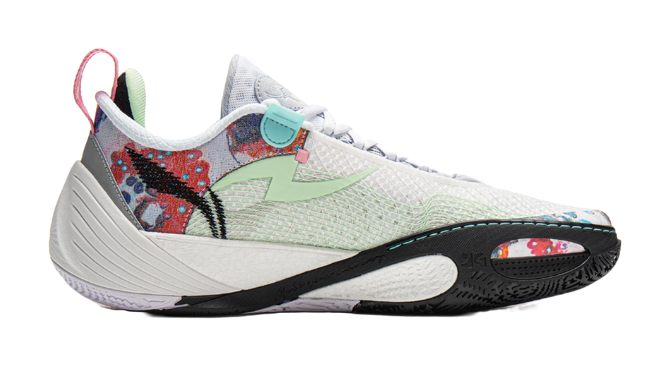 LiNing All City 14 Cushioning Slip Resistant Abrasion Resistant Rebound Low top Basketball Shoes Mens Standard White  VJSNEAKER