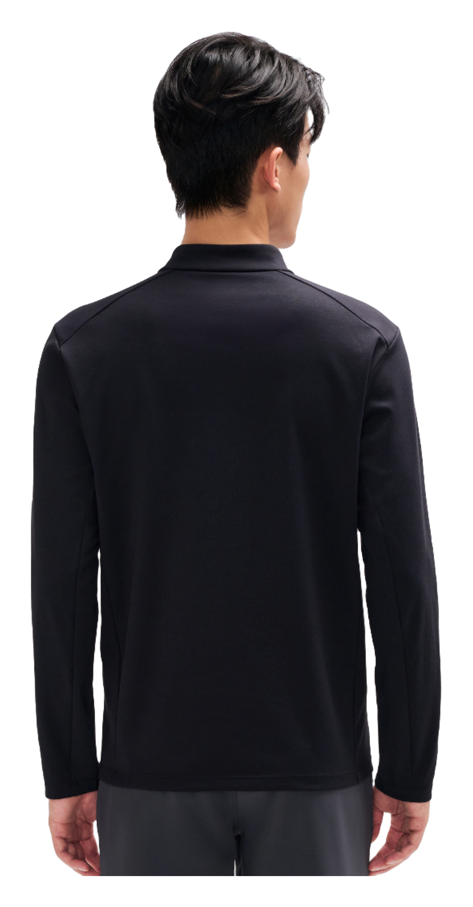 Boxi and PELLIOT outdoor long sleeved Polygiene antibacterial sports elastic top, casual, comfortable, skin friendly, warm, semi high neck sweatshirt, base T-shirt for men  vjsneaker.com