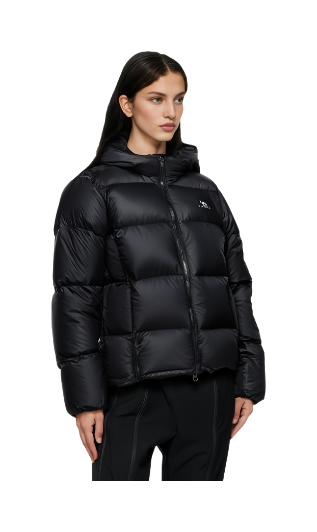 CAMEL Warm Fleece Series Down Jacket Unisex Black  VJ SNEAKER