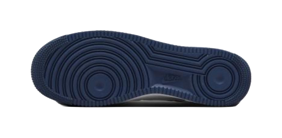 Nike Air Force 1 07 White Midnight Navy 2024  vjsneaker.com