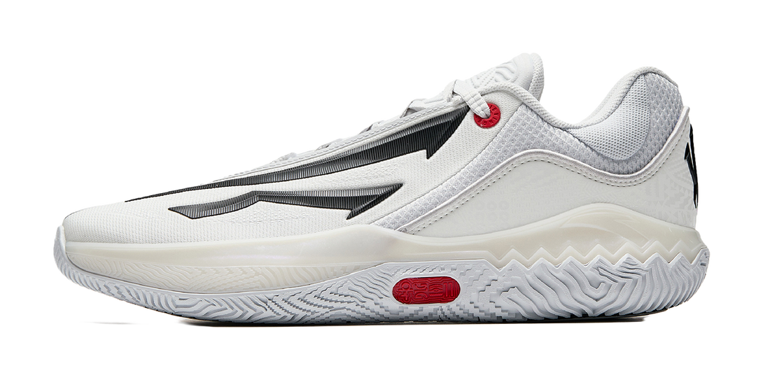 Anta KAI SPEED 2 Shock Absorbers Abrasion Resistant Slip Resistant Low top Basketball Shoes Mens Black White  VJSNEAKER