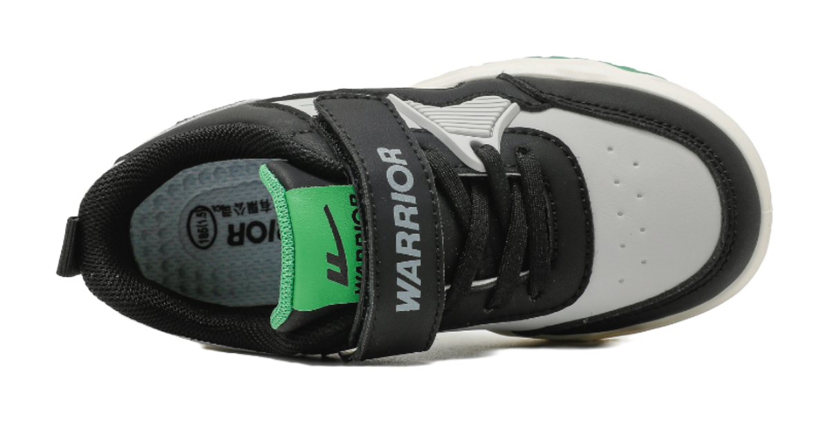 Warrior Boys Athletic Shoes Breathable Lightweight Cushioning Low top Girl Skateboard Shoes Kids  VJSNEAKER