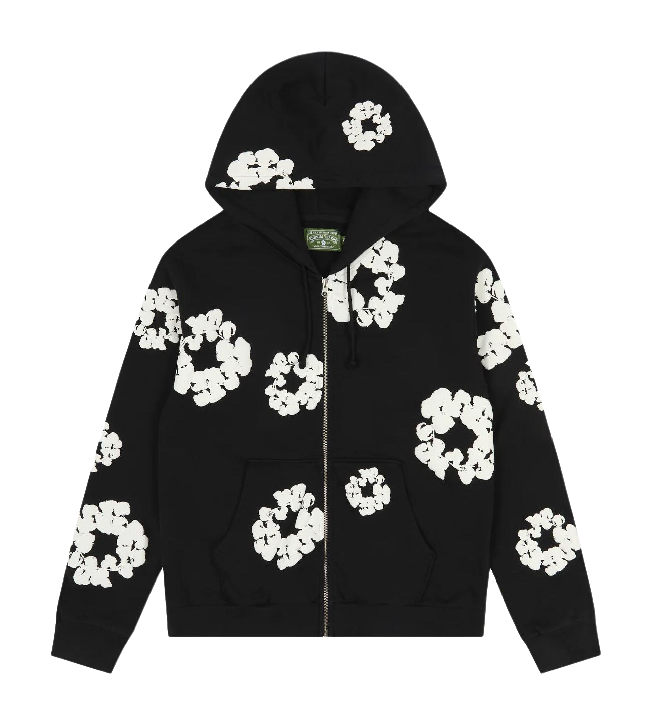 Denim Tears x Corteiz wreath-print cotton hoodie  VJSNEAKER