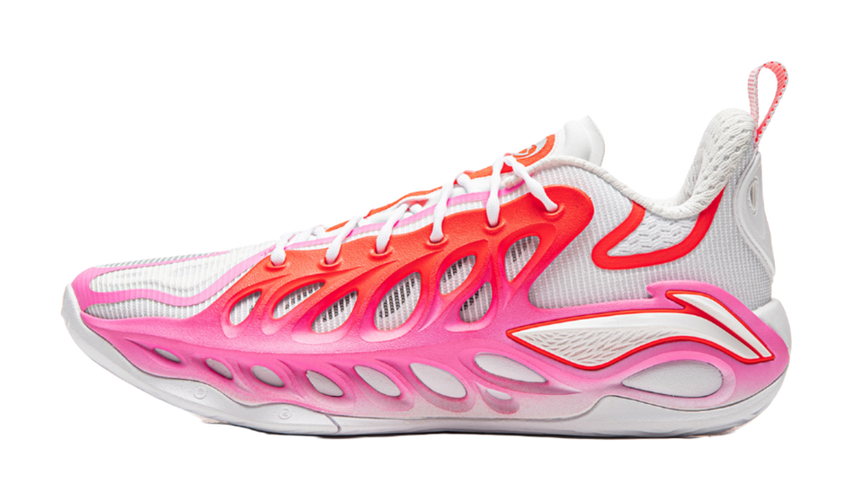 Li-Ning BadFive Sniper 2 Super "Endless Sunset" ABFW013-5 - Outdoor Basketball Shoe Unisex White Red Pink