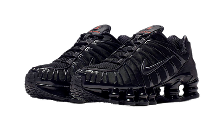 Nike Shox Tl Black Max Orange Womens  vjsneaker.com