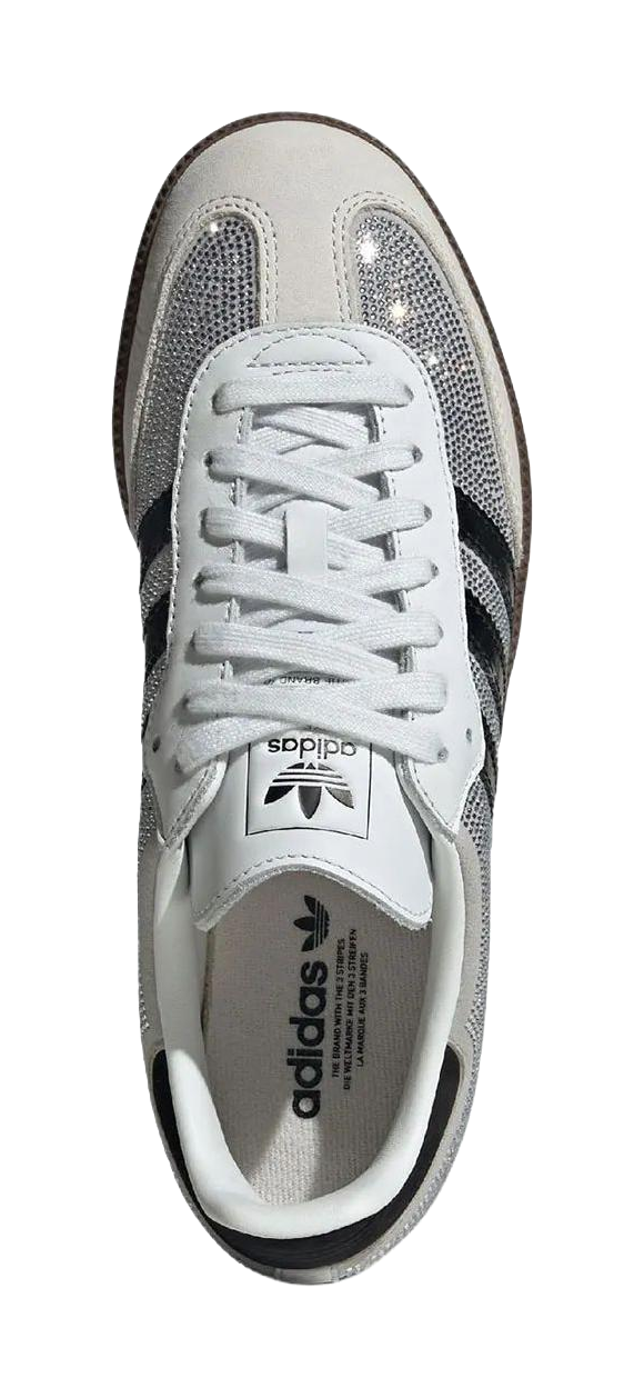 Samba Wmns Adidas Originals Og Crystal White Rhinestones  vjsneaker.com