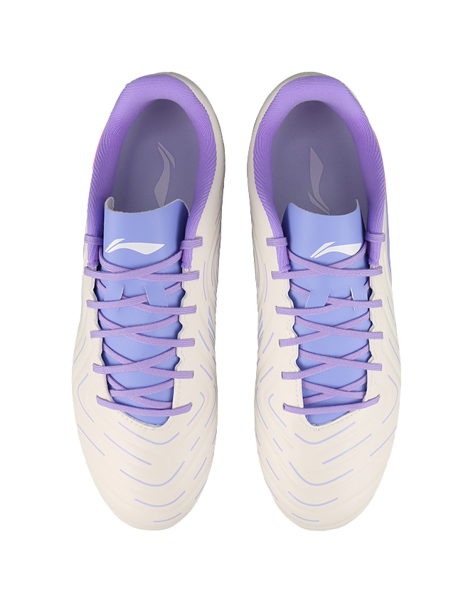 Li-Ning Jin 2 "White Purple" YSFV005-4 - Entry-Level Multi-Ground Soccer Shoe Unisex